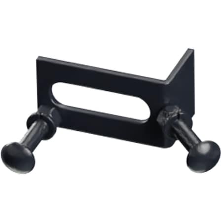 Ekena Millwork Premium Barn Door Corner Converging Bracket, Dark Gray GB6001OCDG